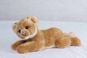 Douceur Confort Peluche Simulation <span class=keywords><strong>Lion</strong></span> d'Afrique Animal Sauvage Lionne Bébé Jouets - Product Image 4