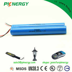 Personnalisé 18650 au lithium ion batterie 7.2 v 2000 mah 2200 mah 3000 mah rechargeable li ion batterie 7.4 v - Product Image 2