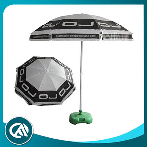 Nouveau modèle commercial grade plage <span class=keywords><strong>exotique</strong></span> <span class=keywords><strong>soleil</strong></span> pas cher parapluie avec base - Product Image 1
