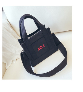 <span class=keywords><strong>Sac</strong></span> à main en toile avec poignée en <span class=keywords><strong>cuir</strong></span>, prix bas, tendance, <span class=keywords><strong>sac</strong></span> fourre-tout pour femmes, avec bandoulière, sacs de voyage, logo personnalisé - Product Image 5