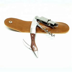 OEM vente en gros tout-en-un durable drôle en acier inoxydable multifonctionnel ouvre-bouteille qualité garantie tire-bouchon argent bon - Product Image 6