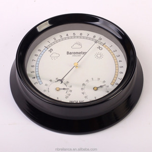 Baromètre de jardin mécanique avec horloge et hygromètre, 10-8 pouces, Style rustique, sans customisation, pour l'extérieur, anérotique, avec Station météo - Product Image 5