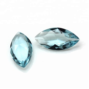 <span class=keywords><strong>Faux</strong></span> <span class=keywords><strong>Diamant</strong></span> Ciel Bleu Marquise Cut Cristal <span class=keywords><strong>Verre</strong></span> Synthétique Pierres Précieuses - Product Image 2