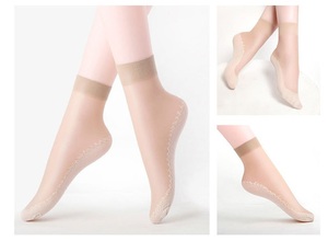 Chaussettes de bonneterie en Nylon pour femmes, bas noir en cristal, bon marché, nouvelle collection, - Product Image 5