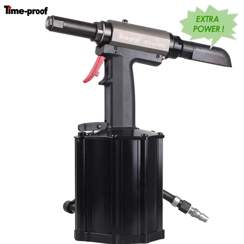 HK640G Pneumatic Hydraulic Riveting Tool Air Riveter for lockbolts 3/16" 1/4" 3/8"