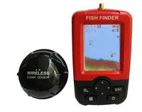 Outlife Smart Portable Depth Fish Finderと100 M Wireless Sonar SensorエコーサウンダFishfinderためLake Sea Fishing