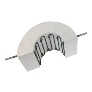 Tungku induksi semikonduktor batang pemanas, untuk elemen pemanas perawatan panas kecil oven listrik