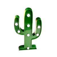 Lampe Led en forme de flamant rose, licorne, Cactus, ananas, décoration 3D, fête de mariage, noël
