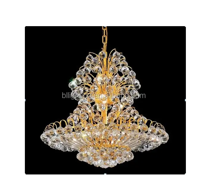 Lampu gantung kristal Kemah, lampu gantung bola kristal, lampu gantung dalam ruangan, lampu chandelier modern