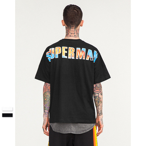 2019 OEM ODM Personnalisé Oversize T-shirt Hommes avec Superman Impression - Product Image 1