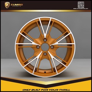 ZUMBO R0009 Nuevo diseño de Alta Calidad de Bronce Mecanizado <span class=keywords><strong>Cara</strong></span> Coche 15 "16" 17 "18" Llantas de aleación - Product Image 3