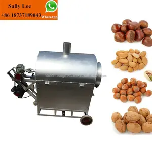 Almond Pistachio Mesin kacang Panggang chestnut roaster Listrik Otomatis komersial mesin memanggang