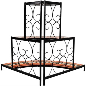 Grand 3-Tier Mosaïque Plante Support <span class=keywords><strong>D</strong></span>'<span class=keywords><strong>angle</strong></span> En Métal Étagère De Pots De <span class=keywords><strong>Fleurs</strong></span> - Product Image 6