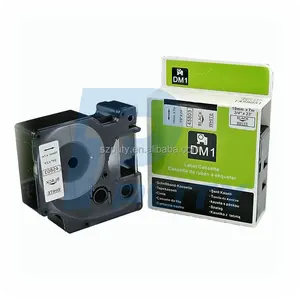 PUTY Compatibel 19mm DYMO D1 Tape 45803 voor Dymo Label Lint Printer (LM360D, LM420P) dymo cartridge 45803