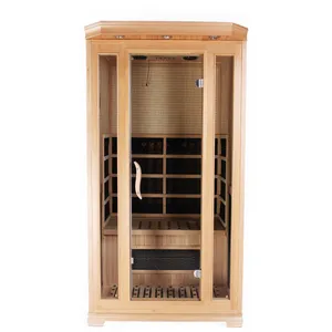 Düşük EMF güzellik Spa ev özel tasarım kapalı kızılötesi Sauna