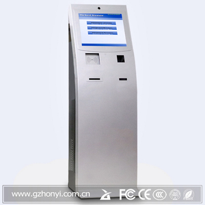 Honyi Écran tactile NFC Imprimante de reçus Scanner Kiosque Gestion de file d'attente Paiement Kiosques d'enregistrement d'événement en libre-service - Product Image 2