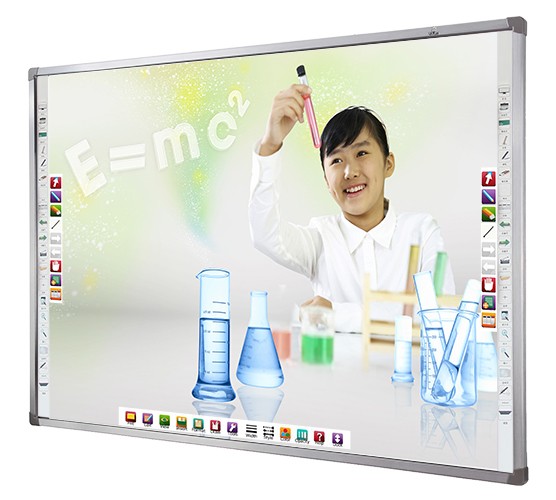 82 дюймов инфракрасный сенсорный экран-в-одном: высокотехнологичная интерактивная белая доска для образования