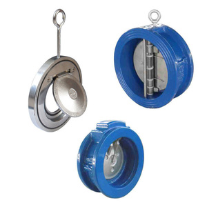 PN16 4 inch dễ uốn sắt ggg50 ghế cao su tấm đôi Wafer pornd thép không gỉ kiểm tra van - Product Image 1