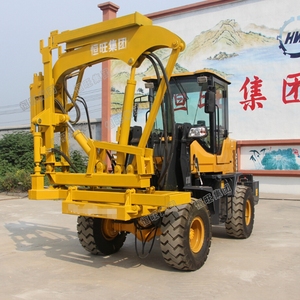آلة دق الأوتاد الدائرية ذات العجلات لبناء حواجز الطرق السريعة - Product Image 6