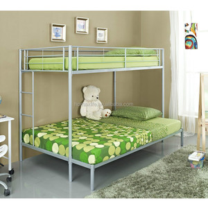 Twin plus complet lit superposé en métal, argent bd-7029 - Product Image 3
