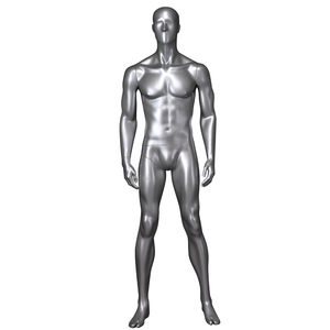 <span class=keywords><strong>Mannequin</strong></span> masculin nu en tissu plastique de taille réelle, style boutique abstrait vintage - Product Image 1