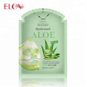 OEM ODM <span class=keywords><strong>Natural</strong></span> 24hrs <span class=keywords><strong>Gel</strong></span> de <span class=keywords><strong>Aloe</strong></span> <span class=keywords><strong>Vera</strong></span> Extracto de renovación hidratante Reparación de máscara Facial para la cara - Product Image 5