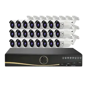 ITOONER Jaringan Pabrik HD 1080P Outdoor POE CCTV NVR Kit 24CH Kit Kamera Video Surveillance 2MP