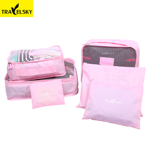 Travelsky 6 pcs Set da viaggio cubetti di imballaggio <span class=keywords><strong>vestiti</strong></span> di stoccaggio borse da viaggio dell'organizzatore del sacchetto - Product Image 5