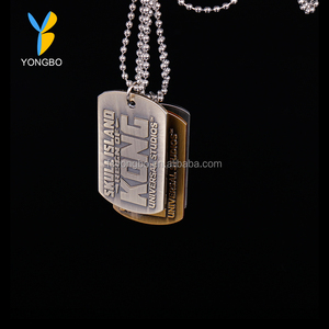 사용자 정의 로고 인쇄 금속 국가 플래그 금속 Xvideos 개 태그 - Product Image 1