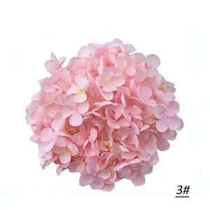 Großhandel große größe silk künstliche hydrangea blume für hochzeit wand blumen und dekorative blumen