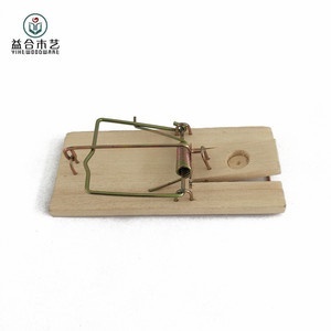 กับดักหนูไม้ป็อปลาร์แบบขายส่ง ปรับแต่งได้ กับดักหนูแบบเหยียบไม้ - Product Image 3