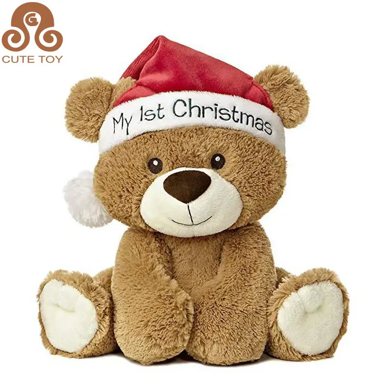 Customized Wholesale Cheap Custom Christmas Dog/ penguin/teddy bear Plush Toy Valentines Gift 2023