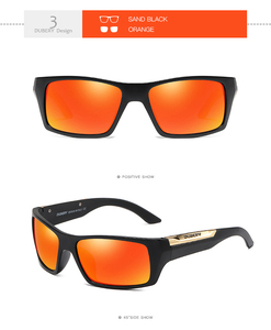 DUBERY D186 alta calidad hombre UV400 gafas de pesca clásicas TAC gafas de sol polarizadas hombres ciclismo deporte gafas de sol con estuche - Product Image 3