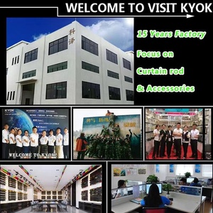 Kyok 2024 Mini pin nhỏ móc cho rèm Vàng nhựa Rèm trượt móc chất lượng hàng đầu vòi hoa sen rèm móc thiết lập - Product Image 5