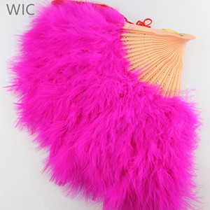 Venta al por mayor de baile de Turquía de los ventiladores <span class=keywords><strong>plegable</strong></span> encantadora <span class=keywords><strong>bailarina</strong></span> de Burlesque Marabou plumas VENTILADOR DE LA MANO - Product Image 2
