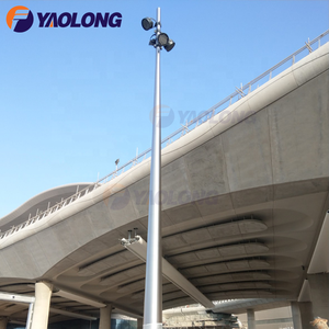 5m konik dayanıklı alüminyum kullanılan bahçe otopark ışık direkleri - Product Image 2