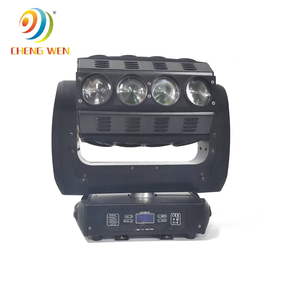 Ledステージライトムービングヘッド16*15w rgbwステージ無限ローラーライトdmx512スポットシャープな照明効果