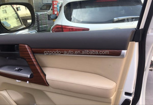 ABS Dipinto Interno Porta Stampaggio Styling Copertura <span class=keywords><strong>Per</strong></span> Toyota Land Cruiser V8 200 LC200 Accessori 2008-2017 - Product Image 2