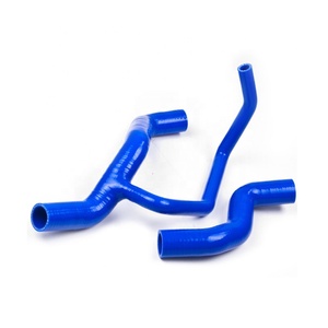 Tubo de inducción de entrada de aire de alto rendimiento, Kit de manguera de radiador transparente, manguera de silicona de 1,8 t