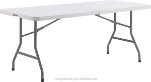 Juego de mesa de parque de plástico plegable de 1,8 m para acampada y jardín, sillas de <span class=keywords><strong>picnic</strong></span>, mesa plegable portátil blanca barata - Product Image 2