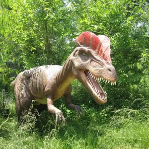 Animatronic-modelo de dinosaurio Real para Parque, tamaño Real