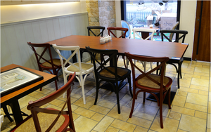 Barato morden apilable X volver silla <span class=keywords><strong>de</strong></span> <span class=keywords><strong>madera</strong></span> silla del banquete - Product Image 1