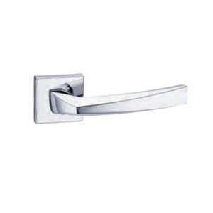 Manija de Puerta Cuadrada Moderna de Níquel Negro Mate para Puerta Interior - Product Image 3