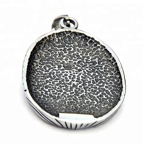 316 <span class=keywords><strong>L</strong></span> acciaio inox <span class=keywords><strong>forma</strong></span> ovale turchese pietra <span class=keywords><strong>aquila</strong></span> ciondolo DSP 337 - Product Image 4
