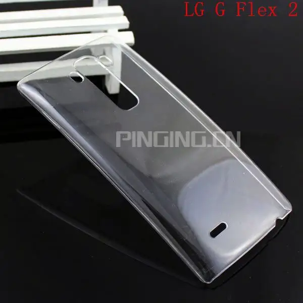 2015 nouveau produtc pour LG G Flex 2, peau transparente coque pc couverture arrière pour LG G Flex 2