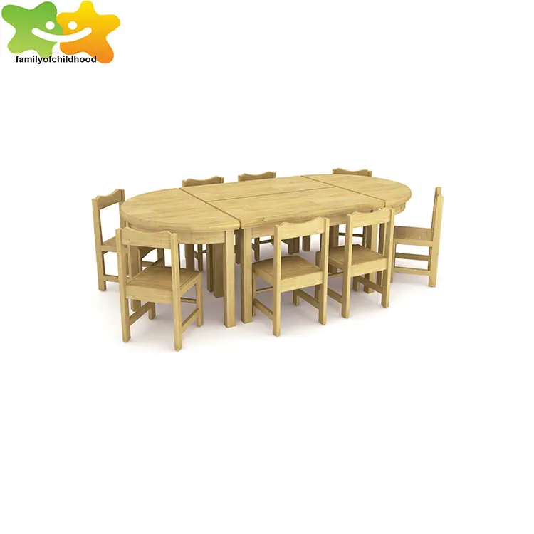 新しい子供用テーブルと椅子セット幼稚園木製家具