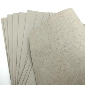 Pulp paper 2mm thick grey cardboard sheets