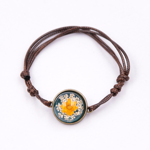 Charm Hawaiian Vriendschap dames sieraden bangle sex, Gevlochten Koord Touw Knoop bloem Armband - Product Image 2