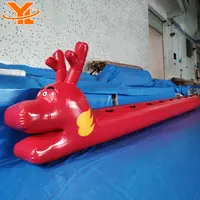 Inflatable Công Viên Nước Trò Chơi Bay Chuối Rồng Thuyền Để Bán