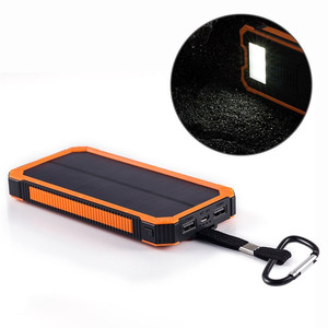 Top Sản Phẩm Bán Chạy 15000 mAh Di Động Kép USB <span class=keywords><strong>External</strong></span> Battery Solar Charger Điện Thoại Di Động Ngân Hàng với 4 LED Flashlight - Product Image 4